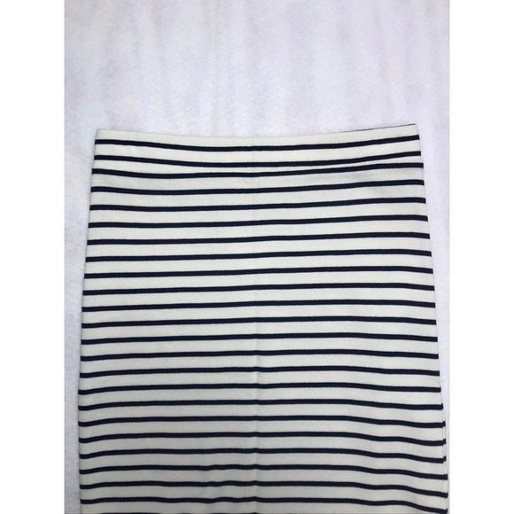 Splendid Womens Striped 2 Piece Set Crop Top Maxi Skirt Ivory Navy RS4K44E M - Picture 16 of 16